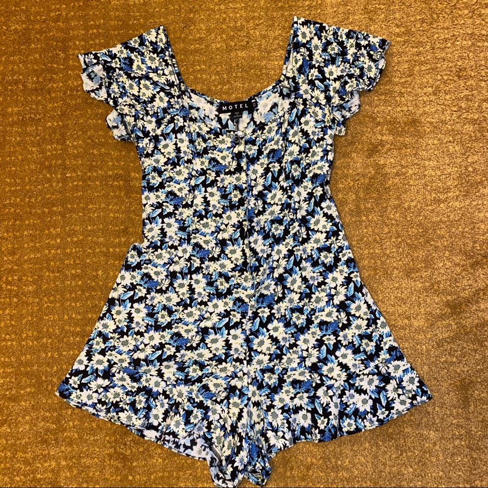 Motel brand floral romper from urban outfitters